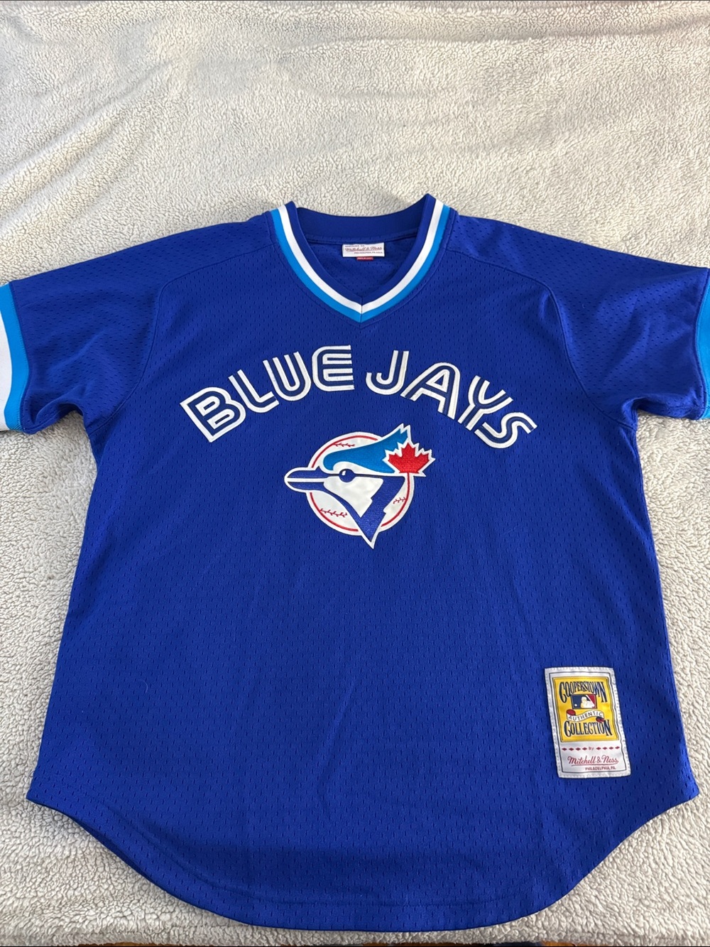 Toronto Blue Jays #12 Roberto Alomar MLB Cooperstown Mitchell & Ness Jersey